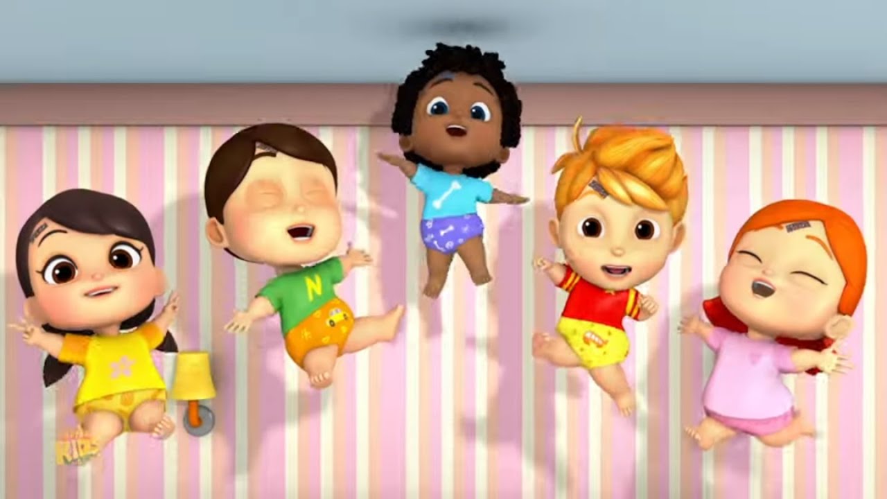 Paanch Chote Bacche Hindi Rhyme | Nursery Rhymes Hindi | पाँच छोटे बच्चे | Five Little Babies Hindi