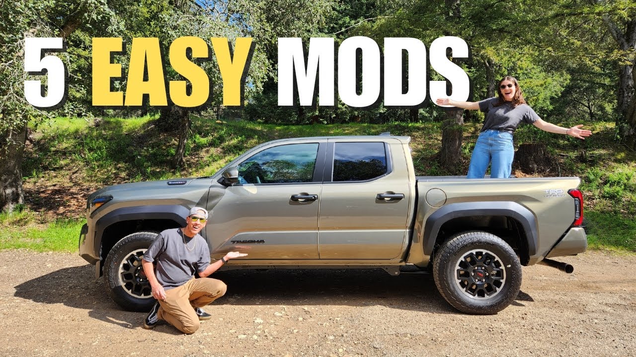 Starting Our Toyota TACOMA Journey -- The FIRST 5 EASY MODS We Chose for our 2025 TRD Off-Road!