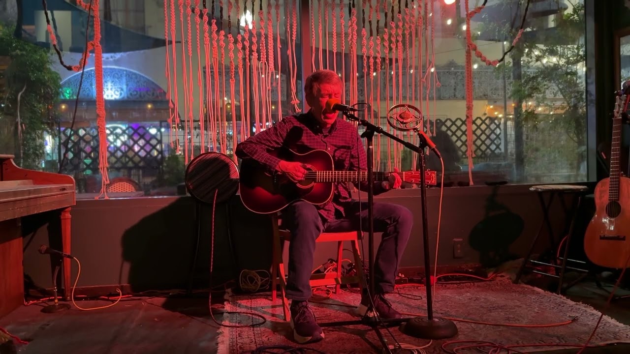 Jeb at The Den Cafe open mic, Santa Ana CA