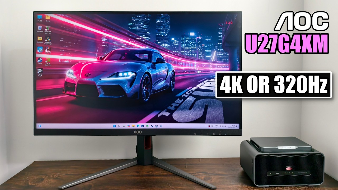 Обзор монитора AOC U27G4XM: двухрежимный мини-LED монитор с разрешением 4K, частотой обновления 1...