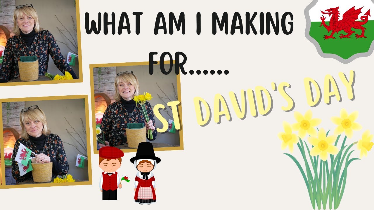 How to make a flower arrangement with BRITISH Daffodils - St David's Day