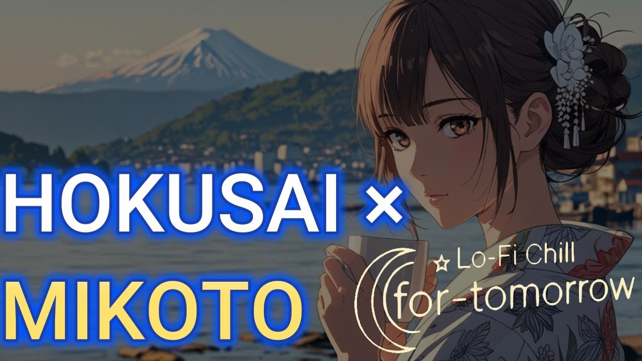 Mikoto’s Journey through Hokusai — 武陽佃島｜Lo-Fi Ukiyo-e Experience