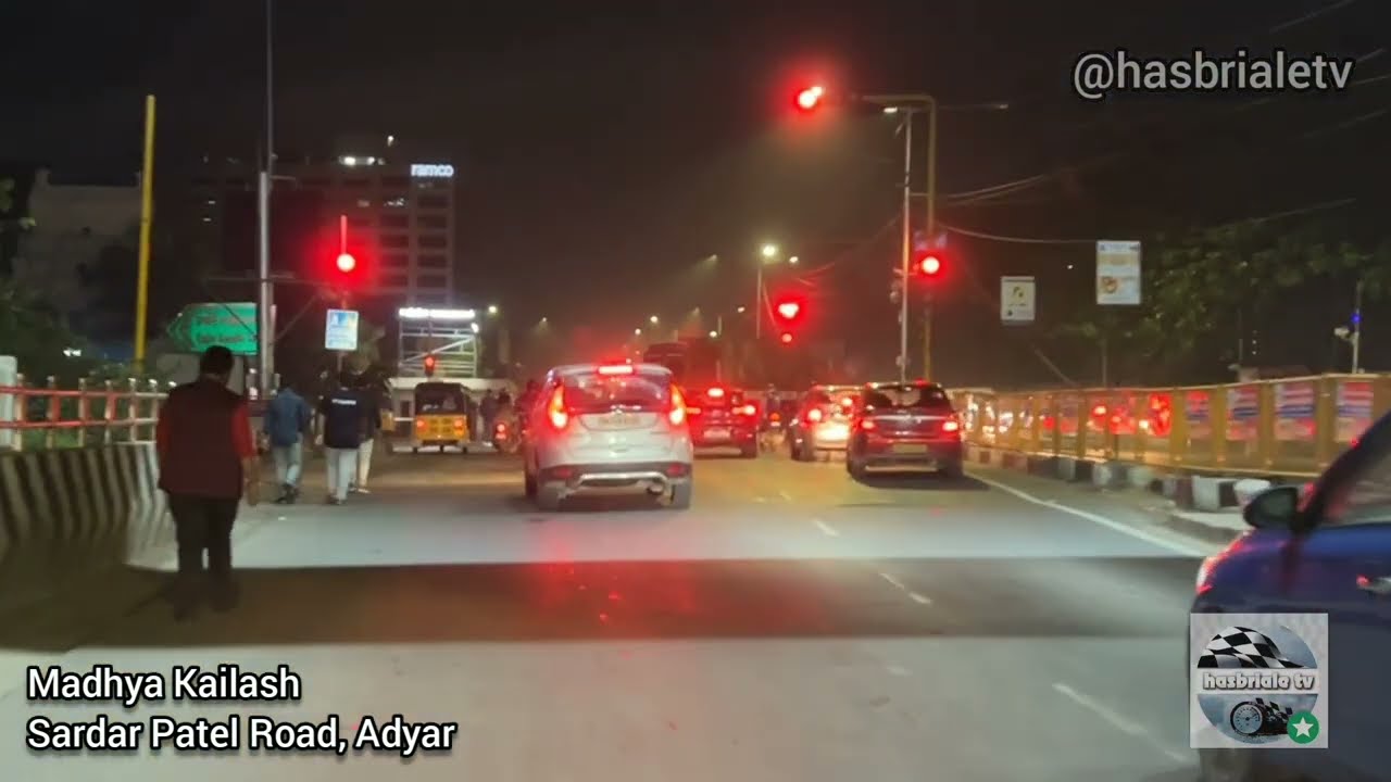 Madhya Kailash Signal | Kasturibai Nagar MRTS Station | Adyar | அடையாறு | மத்திய கைலாசம் | #chennai