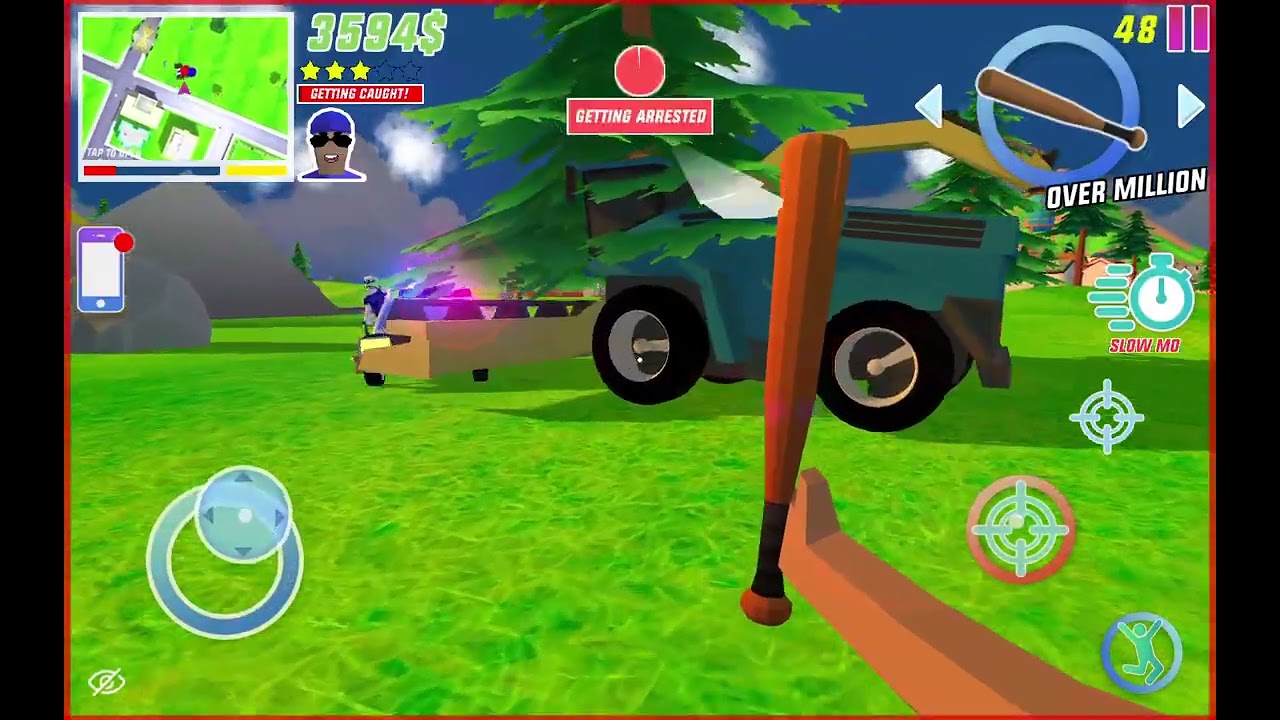  Game Dude Theft Wars Mobil Traktor Vs Mobil Polisi 