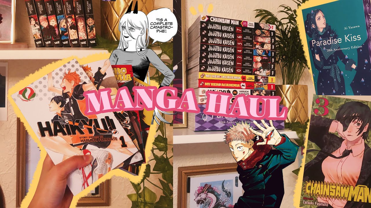 MANGA HAUL/COLLECTION (i finally started my collection!)