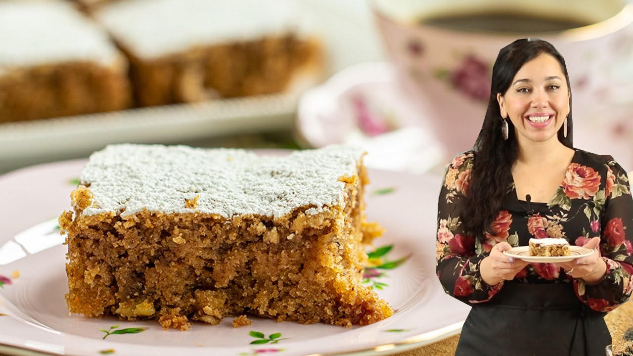 Greek Walnut Cake (Egg-Free, Dairy-Free) Vegan & Perfect for Lent!