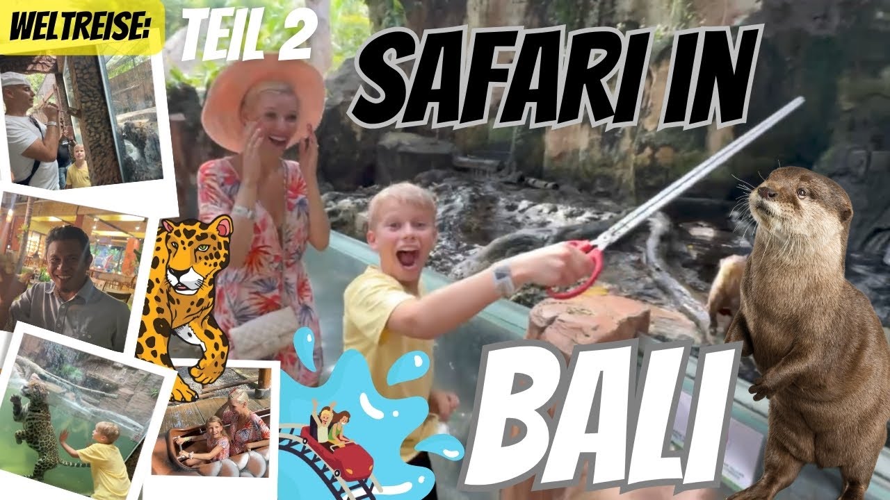Bali Teil 2: Daniels Abschied - und Safari mit Jaguar Fütterung 😱