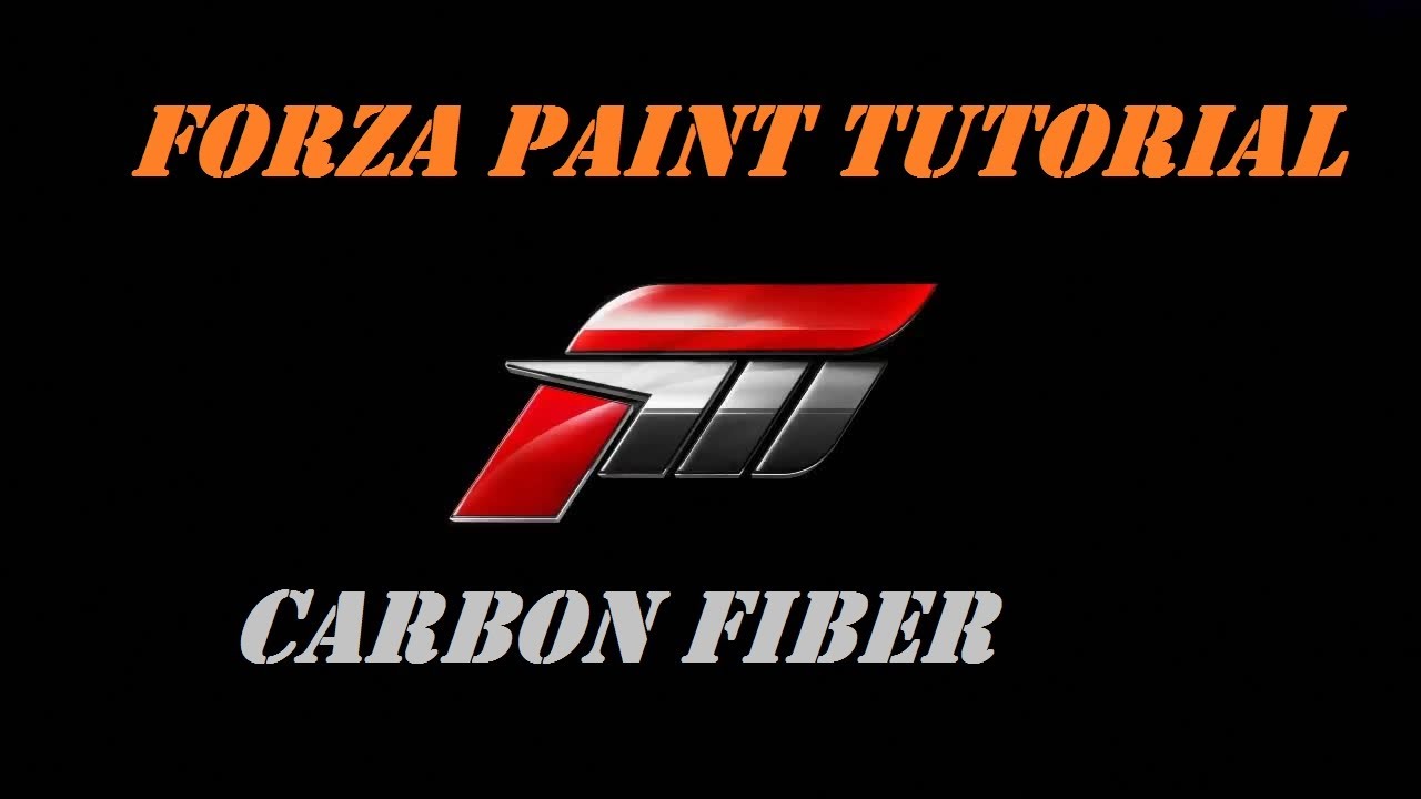 FORZA MOTORSPORT 4 PAINTING TUTORIAL - CARBON FIBER