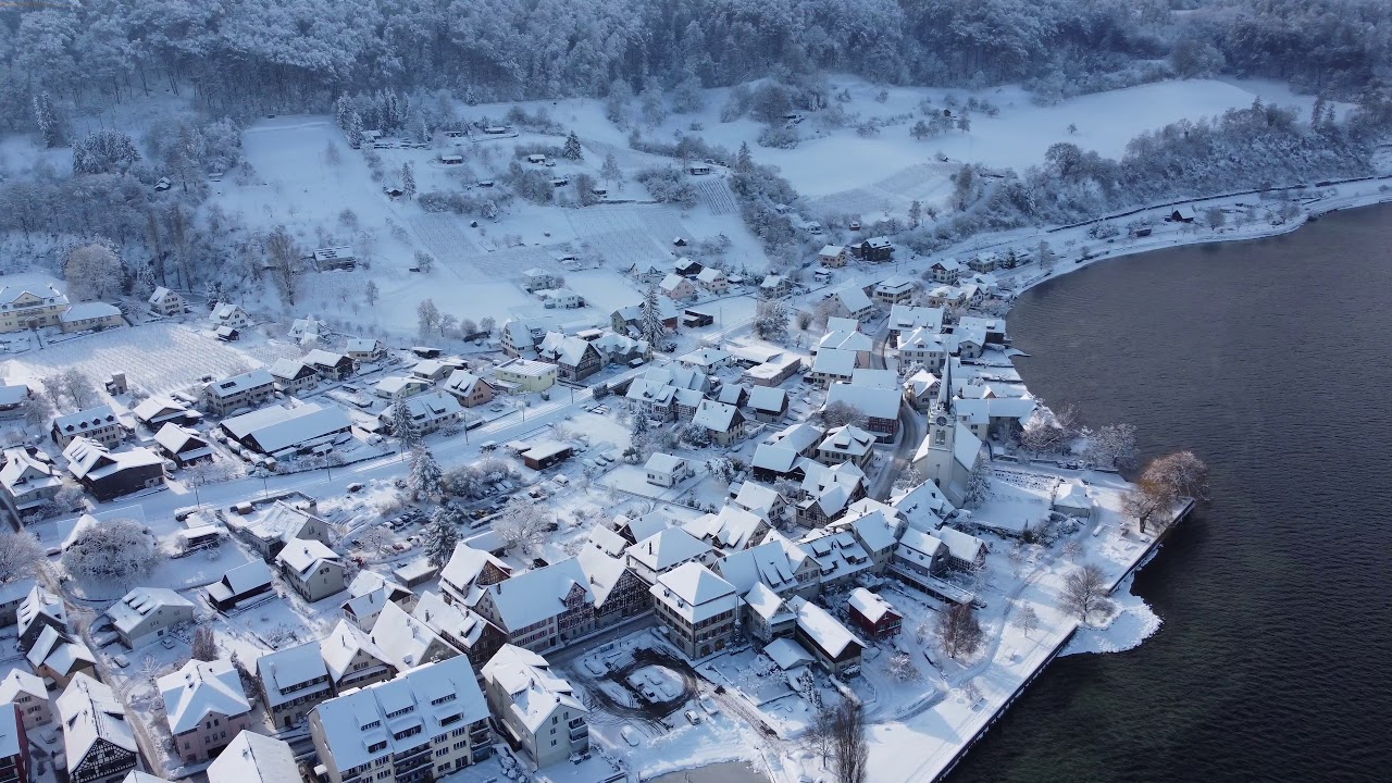 Berlingen im Winter Januar 2021  4K
