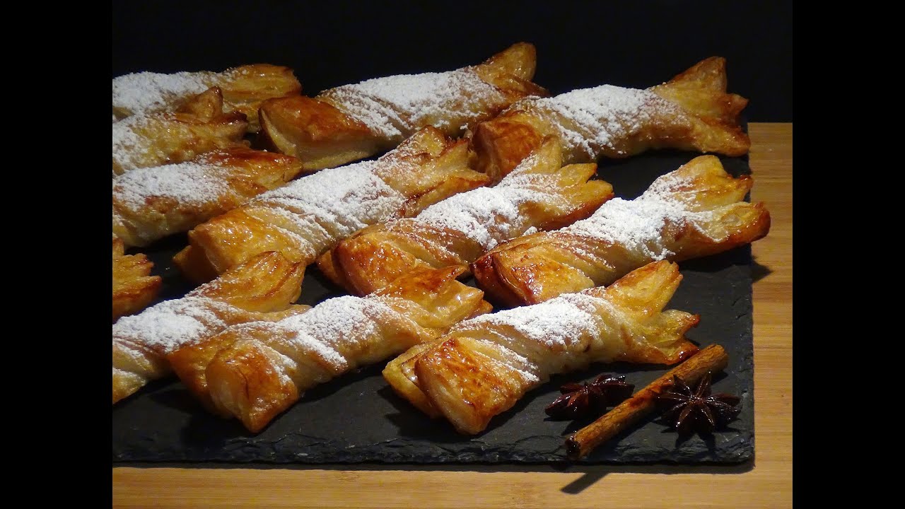 Receta Lazos de hojaldre a la miel - Recetas de cocina, paso a paso, tutorial. Loli Domínguez