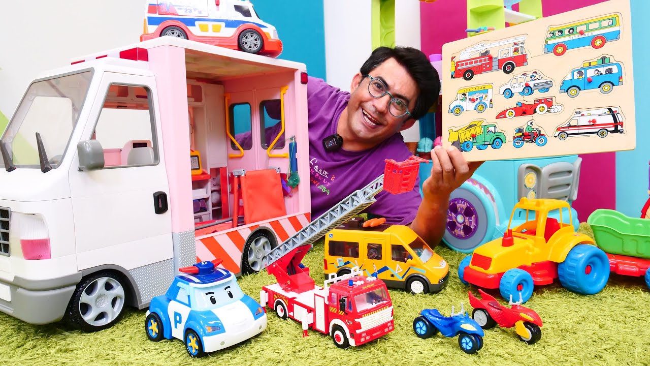 Çocuklar için puzzle oyunu. Nail Baba ile vahşi ve evcil hayvanları öğrenelim!