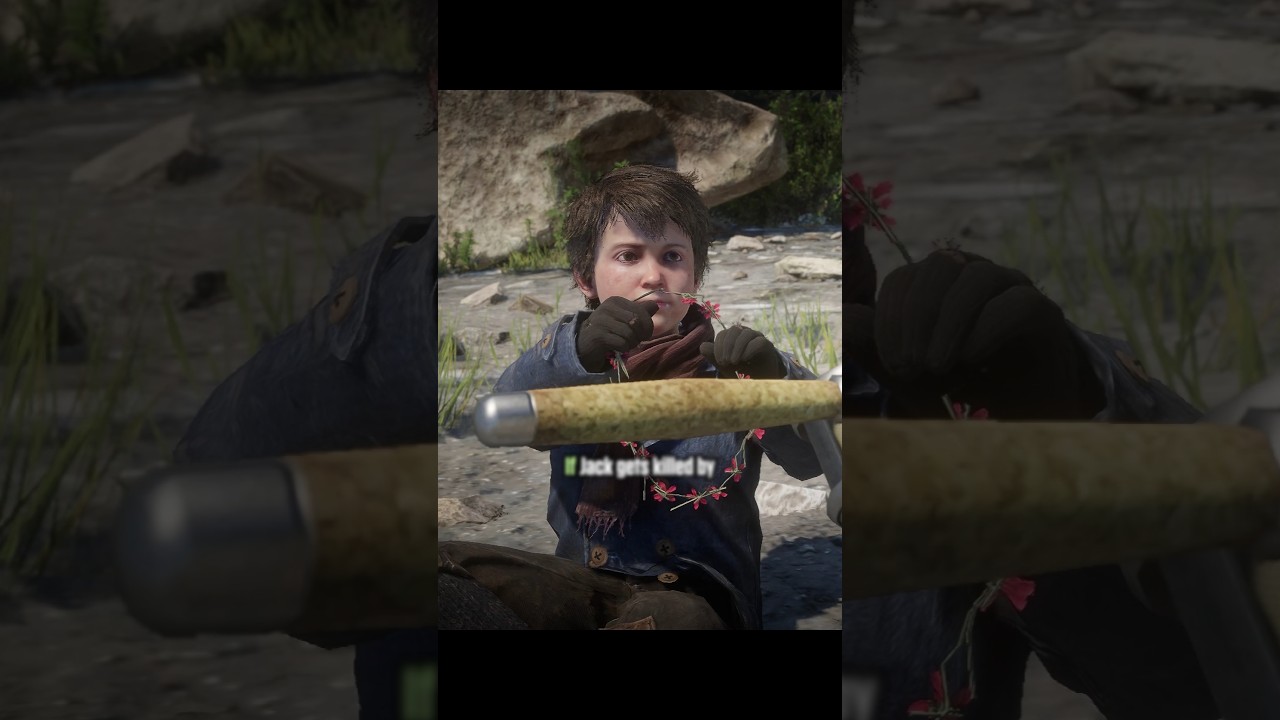 Jack does some gun tricks 
