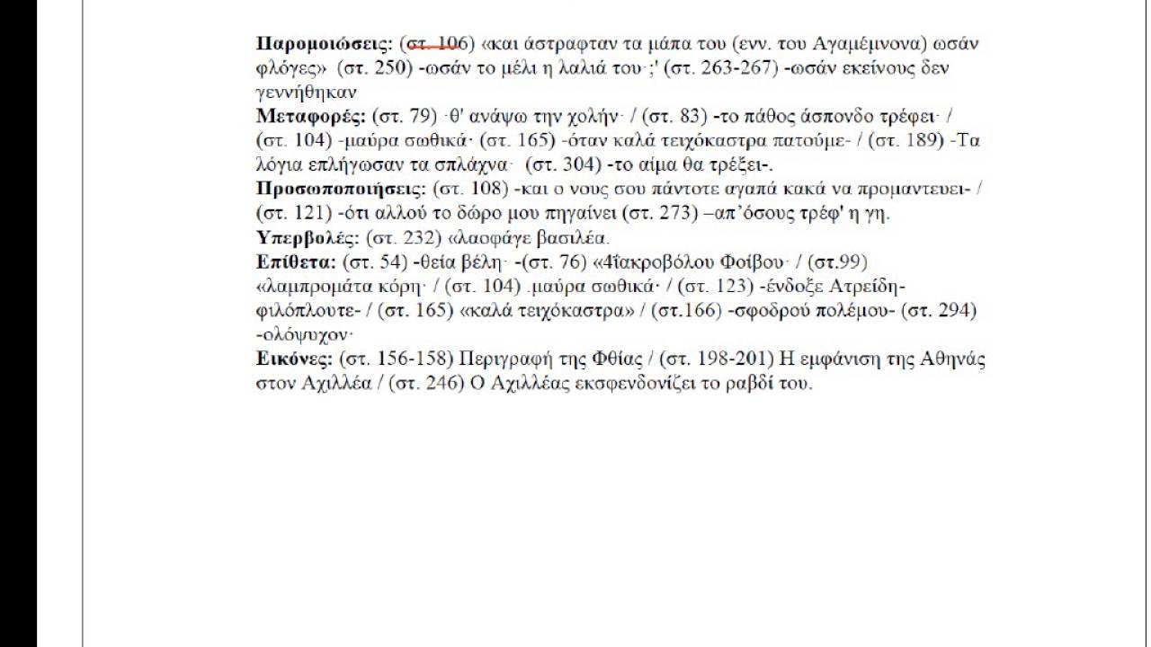 Β.6.5 ΙΛΙΑΔΑ Β ΓΥΜΝΑΣΙΟΥ ΡΑΨΩΔΙΑ Α 54-306 ΟΡΟΣΗΜΟ