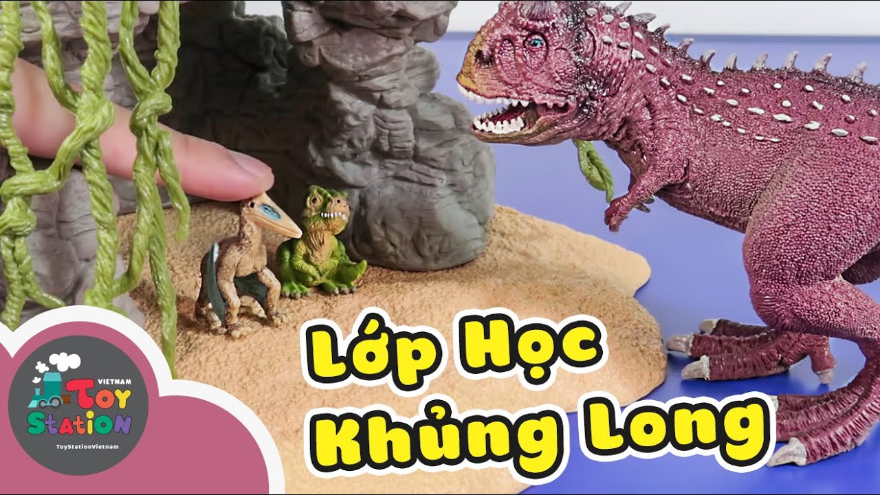 Lớp học Khủng Long với bộ mô hình cao cấp từ hãng Schleich của Đức ToyStation 296