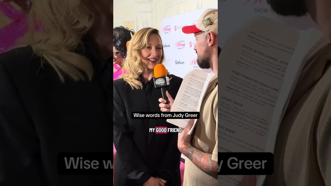 Judy Greer caught up with Mikey on the Pink carpet as we went out of the studio & INTO THE CHAOS