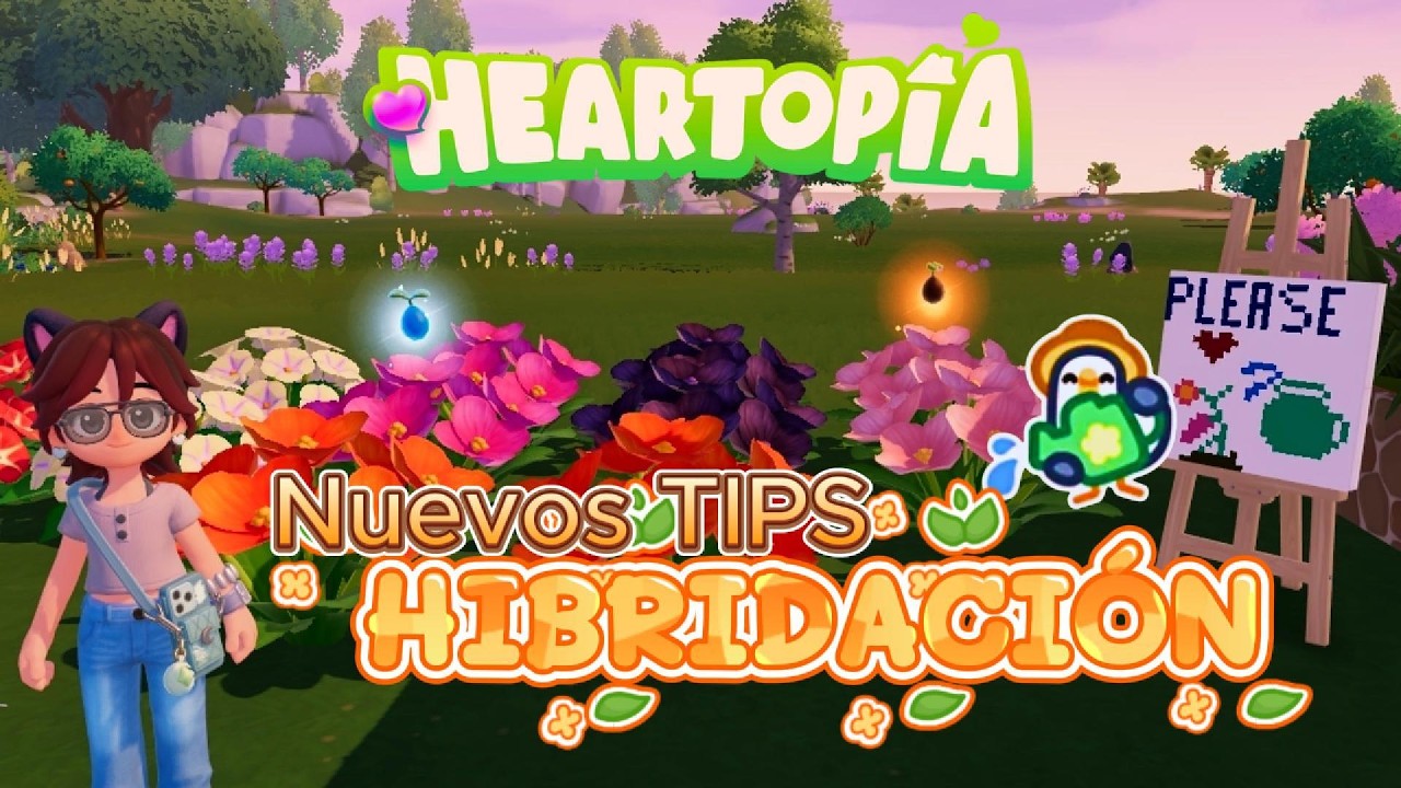 NUEVOS TIPS para HIBRIDACIÓN  descubiertos en #heartopia #heartopiacreatorteam