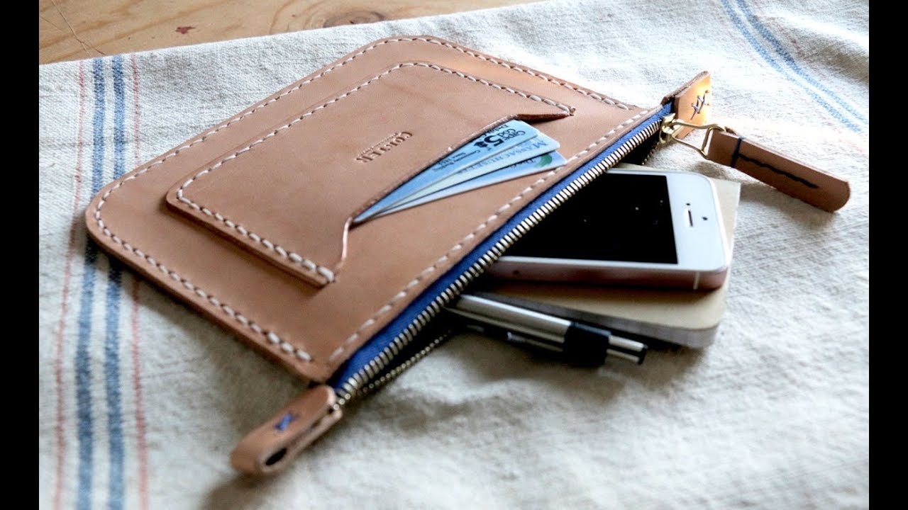 Leather Crafting - Making an EDC Zipper Pouch