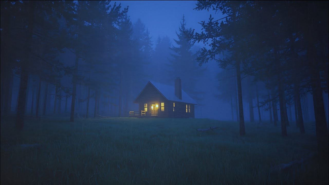 Deep Sleep During the Rainy Night – 6 Hours Rain Sounds for Deep Sleep, Relax & Calm