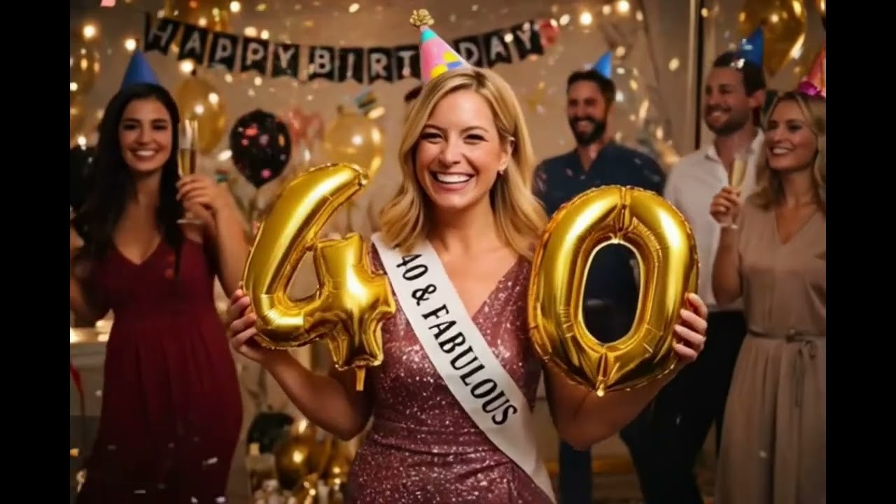 Štyridsiatka 🎂🥳