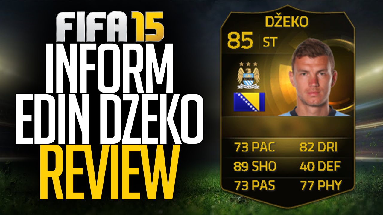 FIFA 15: SIF DZEKO REVIEW (85) +INGAME STATS! FIFA 15 PLAYER REVIEW
