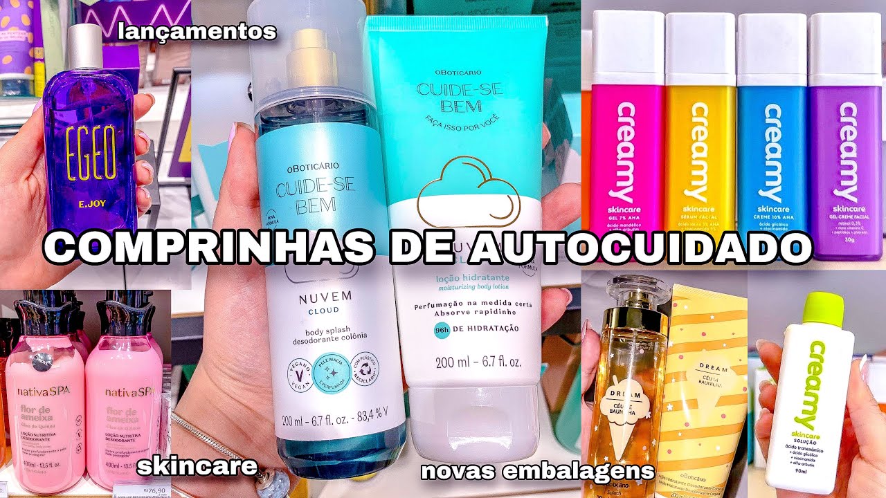 VLOG COMPRINHAS DE AUTOCUIDADO🪞🎀 Oboticário, lançamentos, skincare