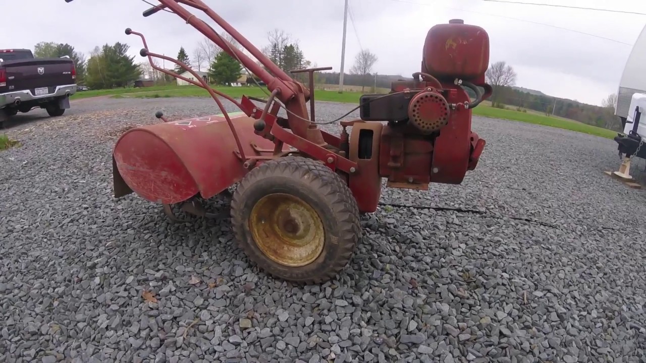 1975 Troy Bilt Horse Tiller Cold Start