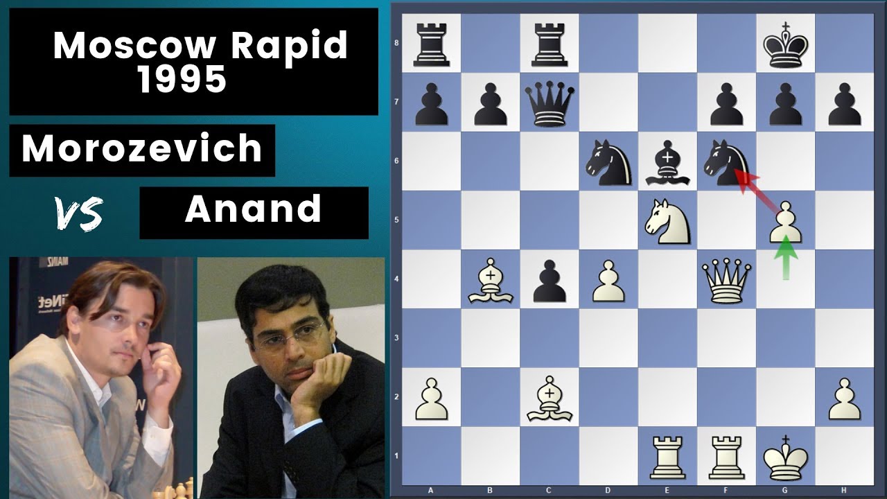 King's Gambit From Another Era - Morozevich vs Anand | Moscow Rapid 1995 game 1