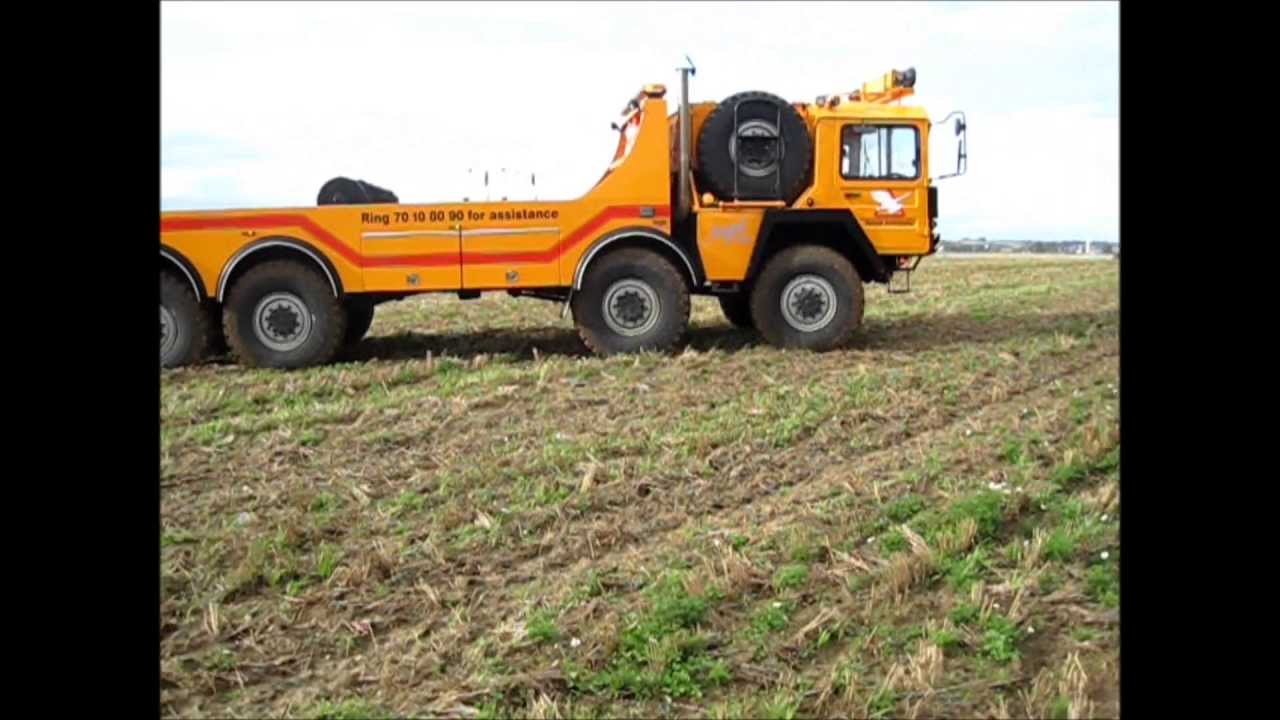 SOS Dansk Autohjælp Horsens, Fritrækning, MAN Kat 8x8