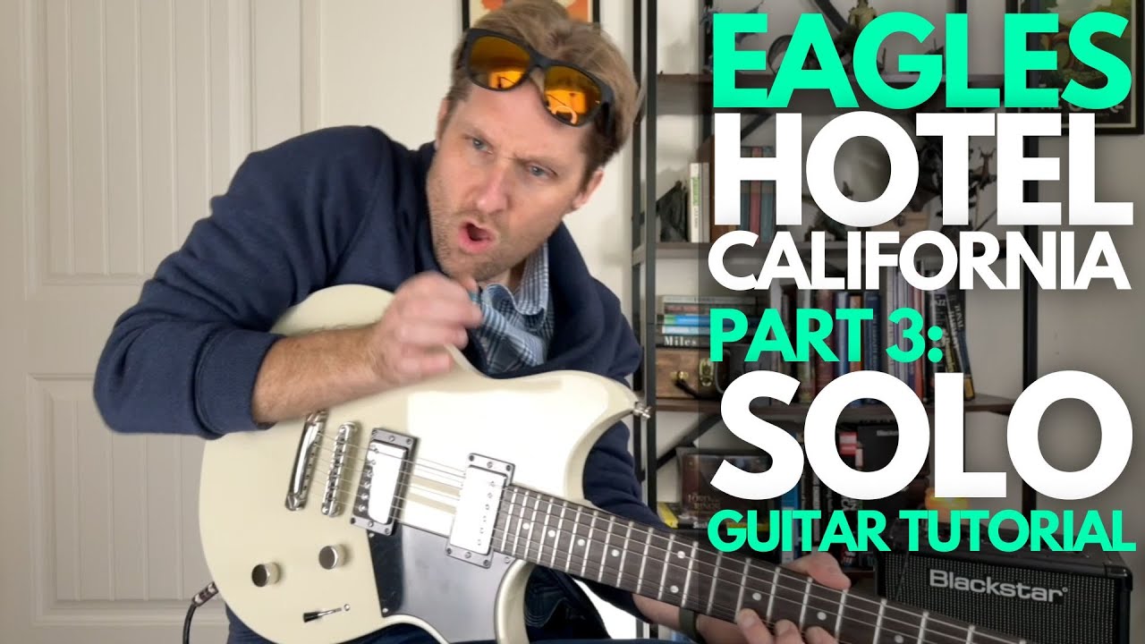 Hotel California by Eagles Guitar Solo Guitar Tutorial - Guitar Lessons with Stuart!
