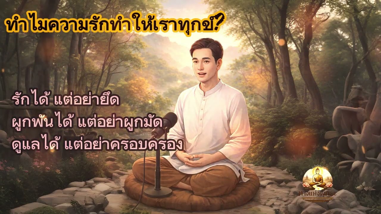 ทำไมความรักทำให้เราทุกข์? | เพราะเรารัก หรือเพราะเรายึดกันแน่ (ธรรมะเข้าใจง่าย)