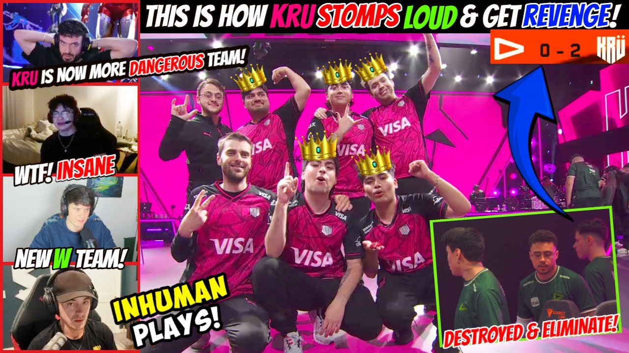 SEN Tarik Shanks Sliggy & Sgares Reacts to KRU Got Revenge & Eliminating LOUD in Champions Tour 2025