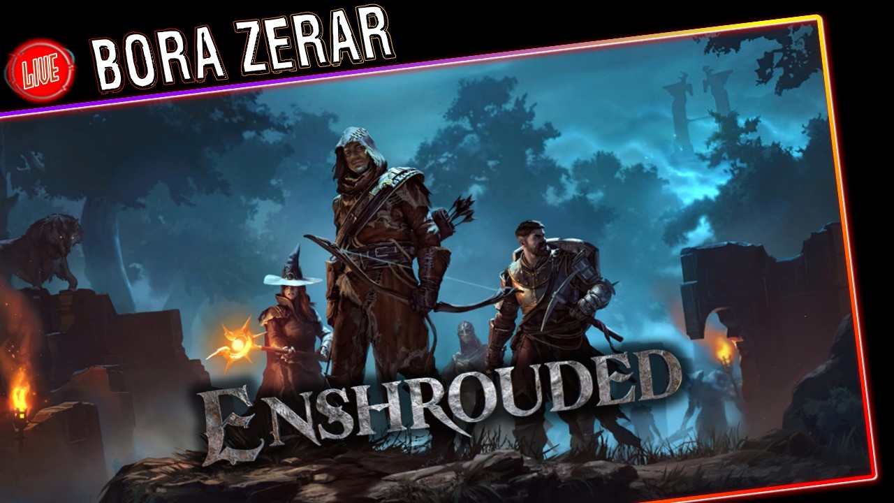 Enshrouded | EP05 explorar, lutar e construir | AO VIVO