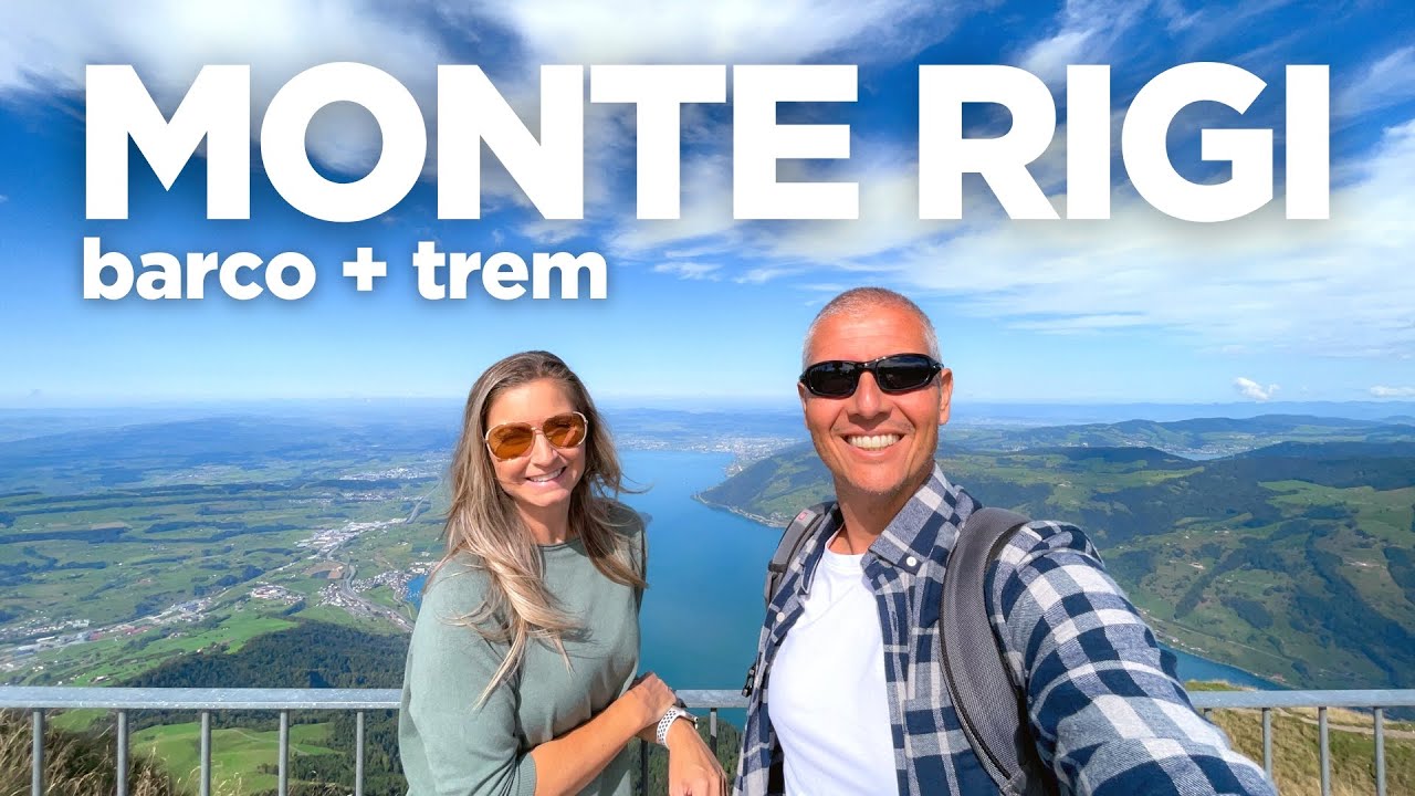 MONTE RIGI | passeio de BARCO + TREM sa&iacute;ndo de LUCERNA, tudo inlcuso no SWISS TRAVEL PASS! 4k🇨🇭