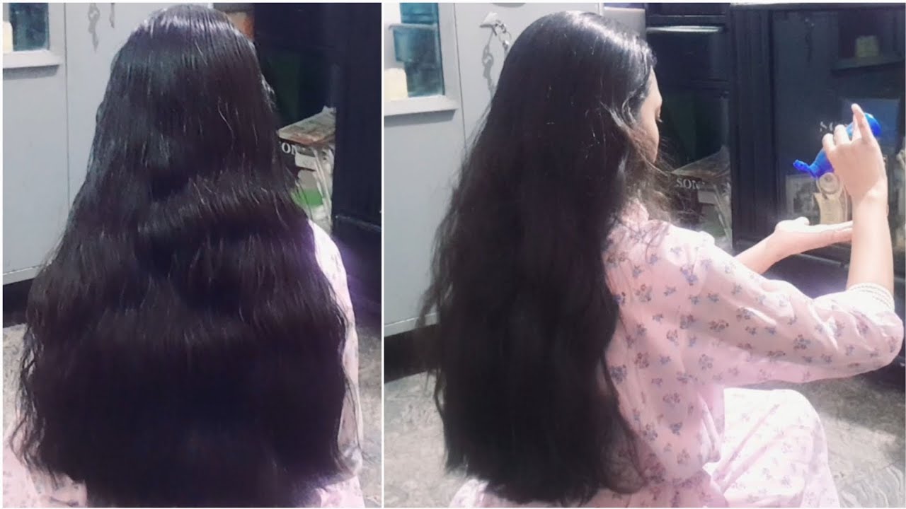 Night hair oiling Kar rahi hai nisha 