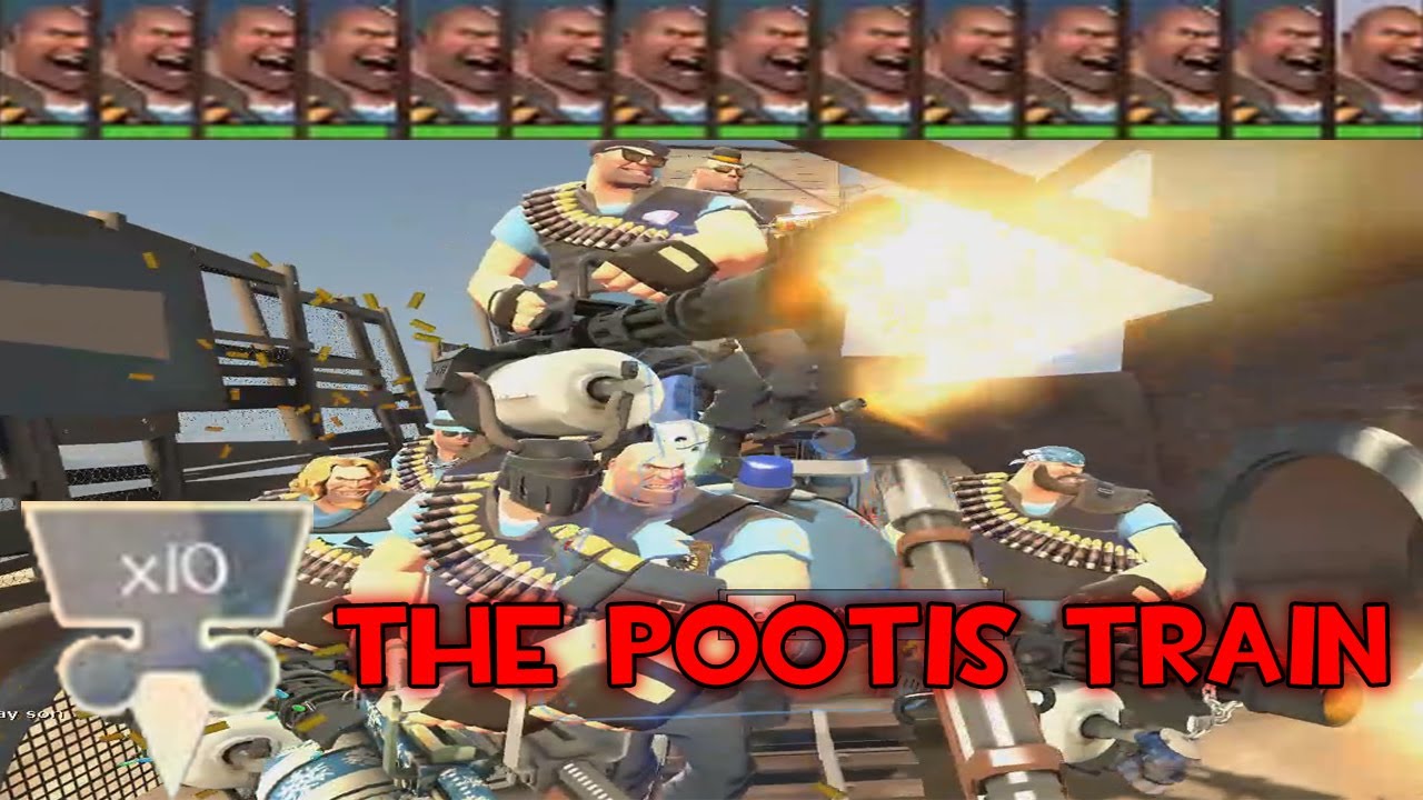 YOU CAN'T STOP THE POOTIS TRAIN! (TF2 Class War - Heavy vs Engineer)