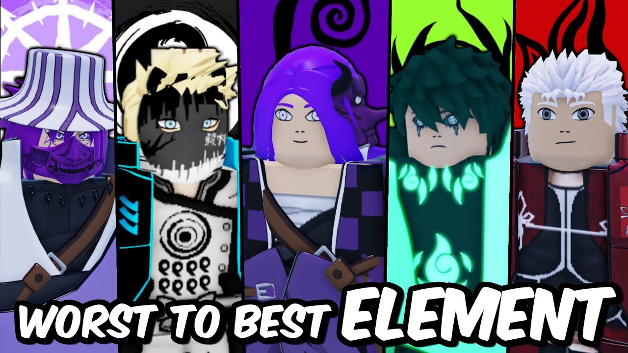 EVERY Element RANKED From WORST to BEST! | Shindo Life Element Tier List