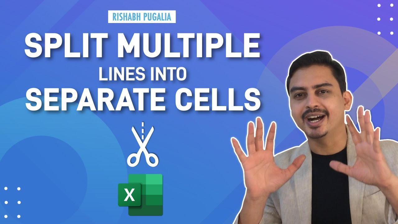 Multiple LINES into Separate Cells (Split to Rows - Automation)