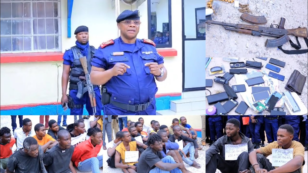 🛑URGENT NA LUBUMBASHI LA POLICE EKANGI PLUS DE 39CRIMINELS BOLANDA