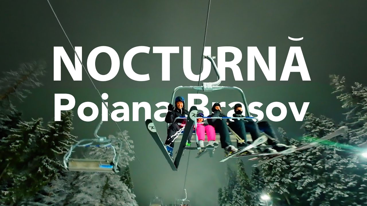 Schiem și noaptea în Poiana Brașov - Lupului Inferior, Drumul albastru iluminate