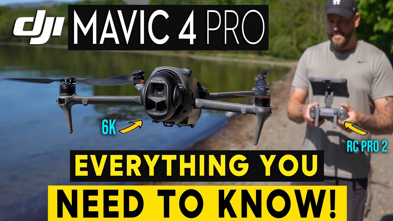 DJI MAVIC 4 PRO REVIEW - 6K INFINITY GIMBAL DRONE!