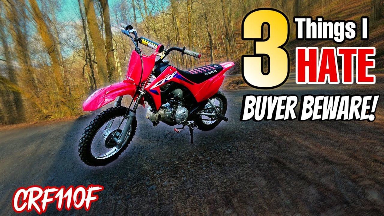 3 вещи, которые мне НЕ НРАВЯТСЯ в моей Honda CRF110F