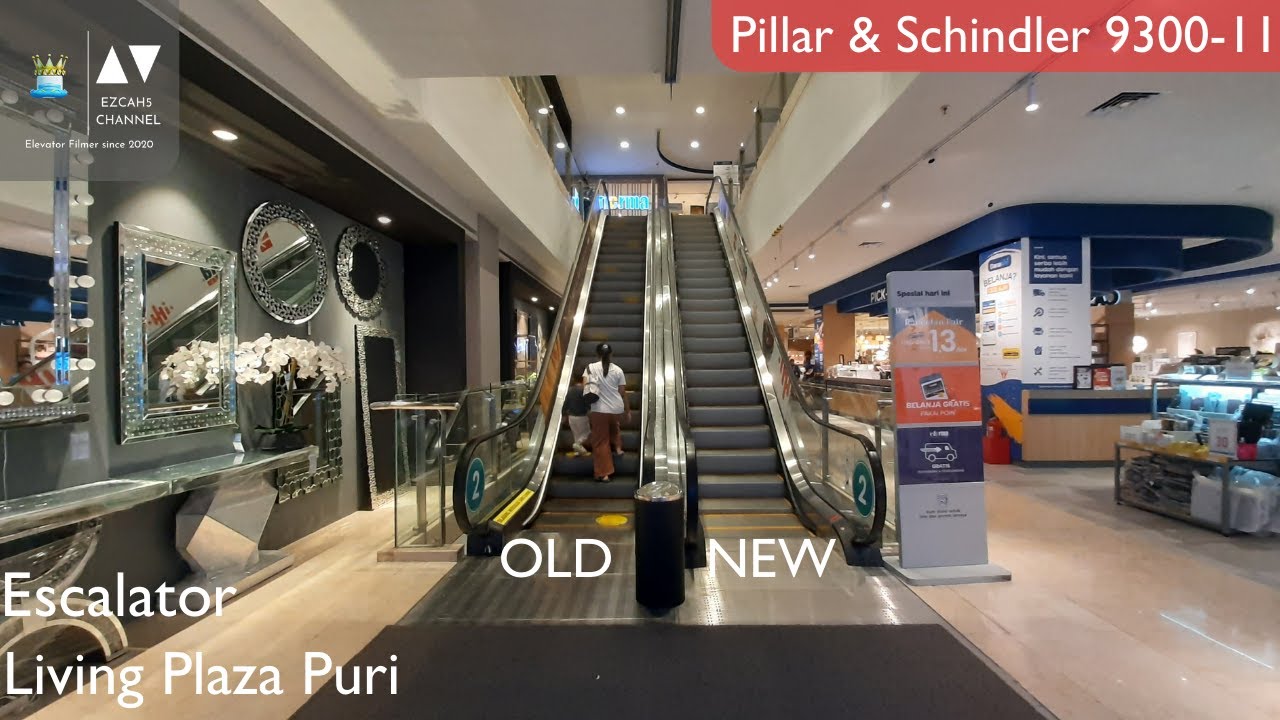 Pillar & Schindler 9300-11 Escalators - Living Plaza Puri