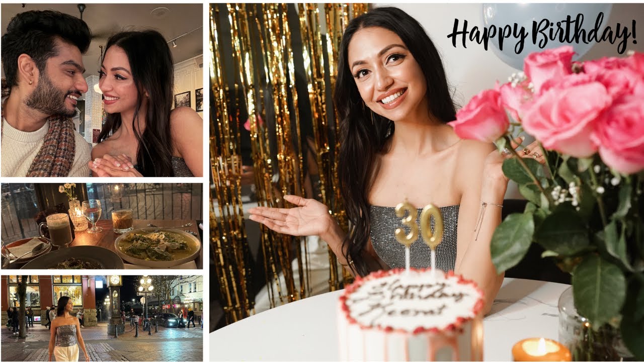 My Wife's 30th Birthday Celebration || A Day In Our Life In Vancouver | Water St. cafe | Dinner Date