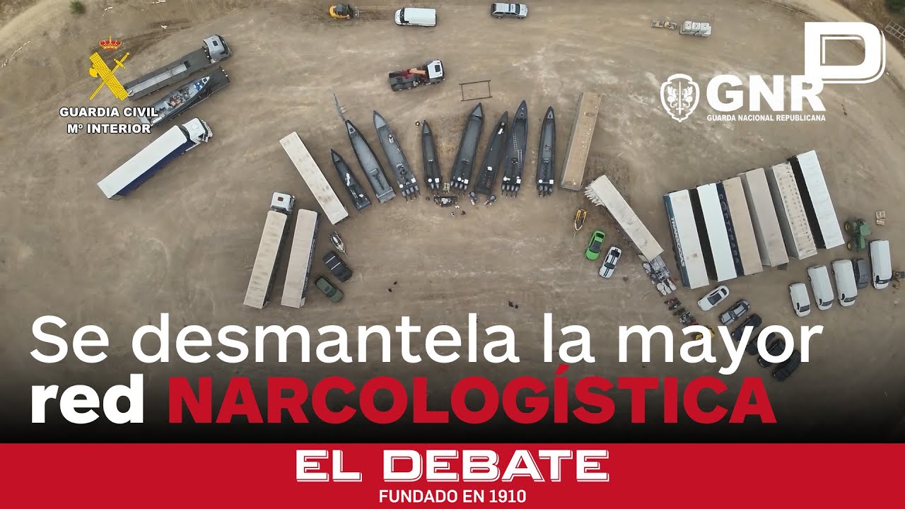 La Guardia Civil desmantela la mayor red narcologística de la península ibérica