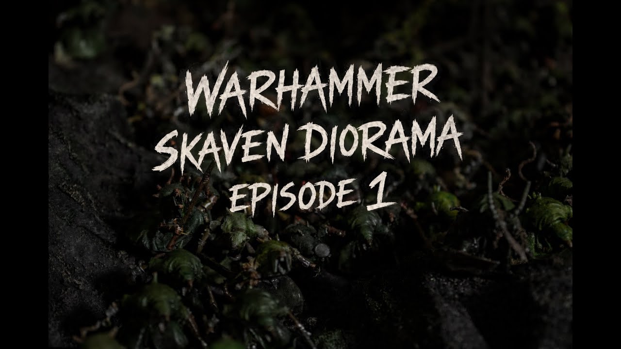 Warhammer Skaven Cave Diorama Episode 1