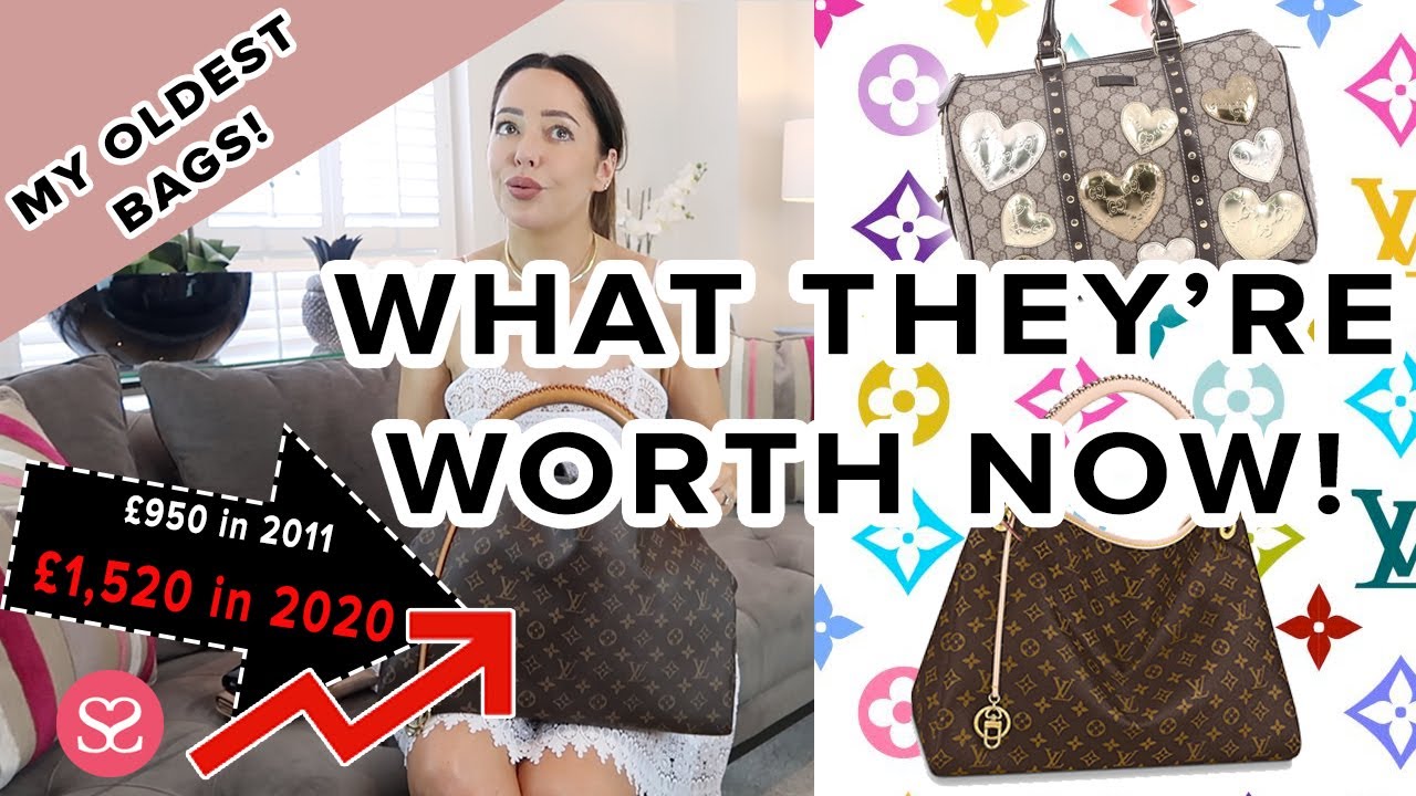 My Oldest Bags: What I Paid vs What They Cost NOW! | Vintage Bag Collection: LV, Gucci, Dior..