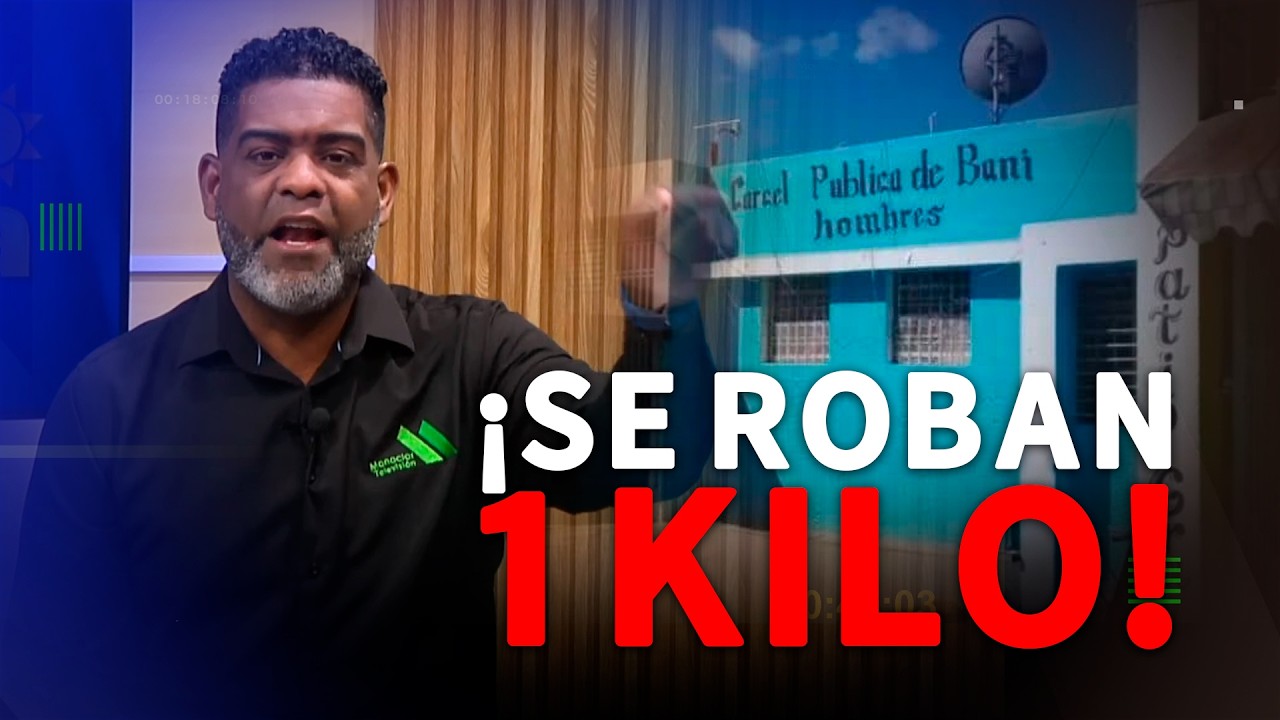 ¡SE ROBAN 1 KILO! Tensión en la cárcel pública de Baní tras presunta pérdida de droga