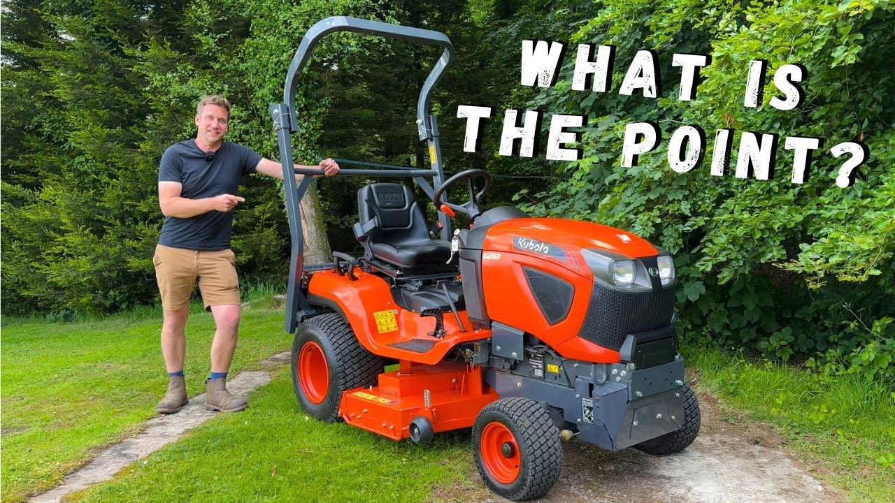 ПОЧЕМУ СТОИТ ПОКУПАТЬ ЭТУ ГАЗОНОКОСИЛКУ? KUBOTA G261RD С ЗАДНИМ ВЫБРОСОМ