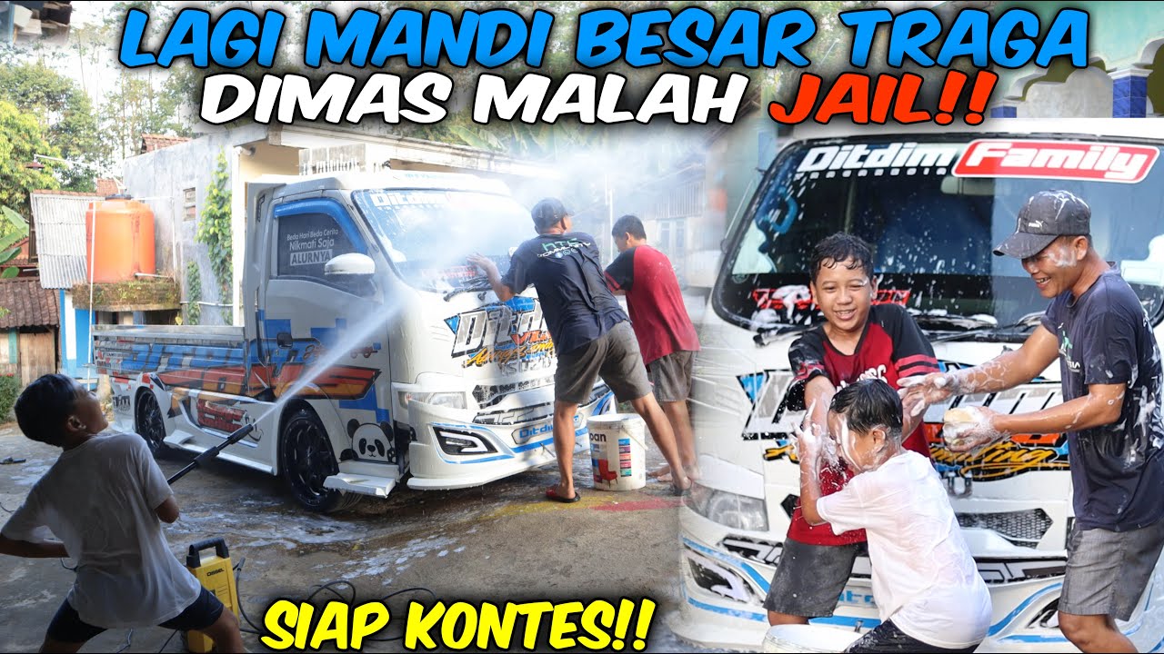 SIAP KONTES!! DITDIM BANTU AYAH MANDI BESAR TRAGA, OTW KONTES PICK UP SUMOWONO