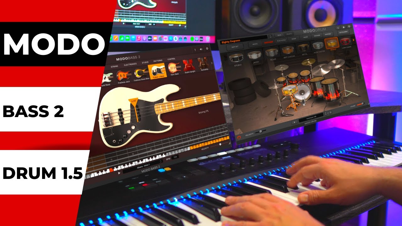 IK MULTIMEDIA - MODO BASS 2 & MODO DRUM 1.5 - Sound Demo